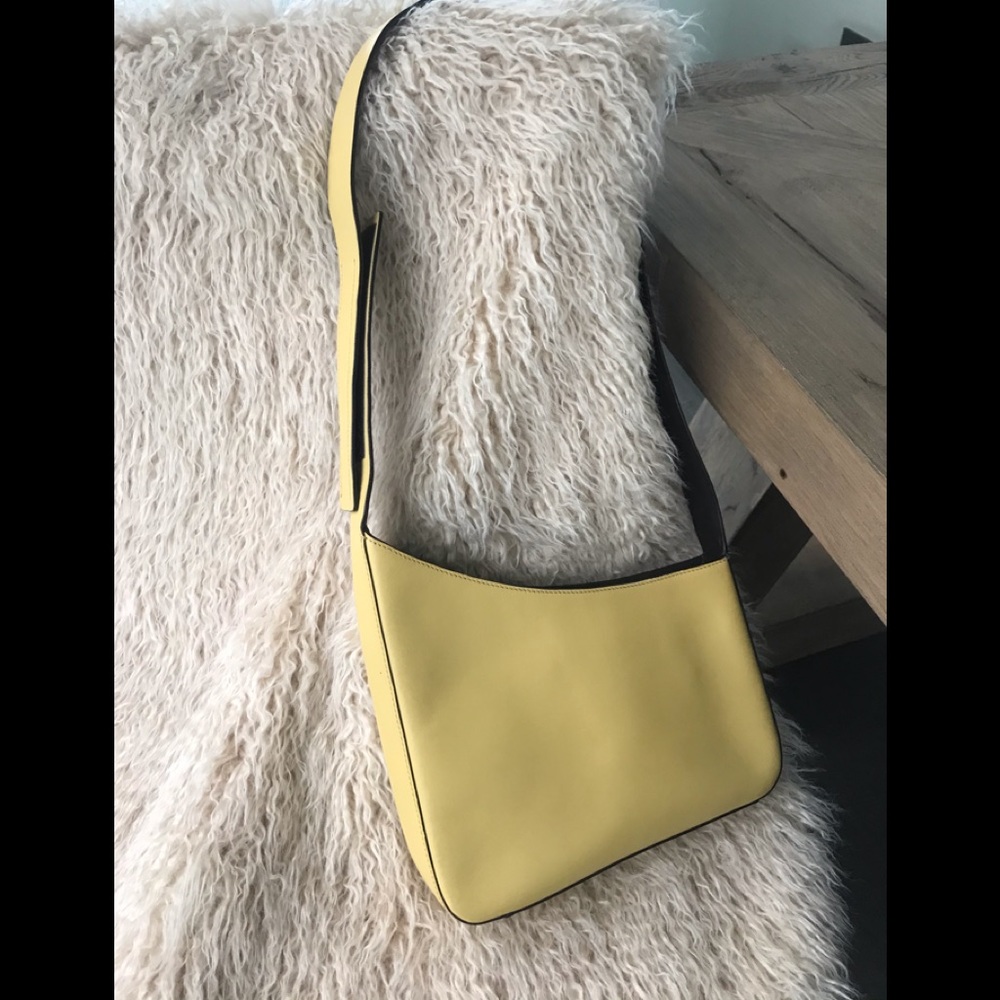 Prada Yellow leather handbag New - Picture 1 of 5